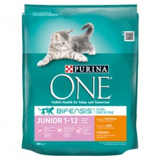 Purina ONE Junior s kuřecím masem a celozrnými obilovinami 800g