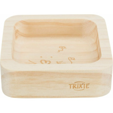 Trixie Miska pro hlodavce dřevěná, čtveratá 60ml 8x8cm