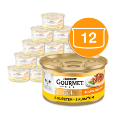 Gourmet Gold Sauce Delight minifilety s kuřetem v omáčce 12 x 85g