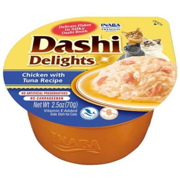 Inaba Dashi Delights kuře s tuňákem 70g