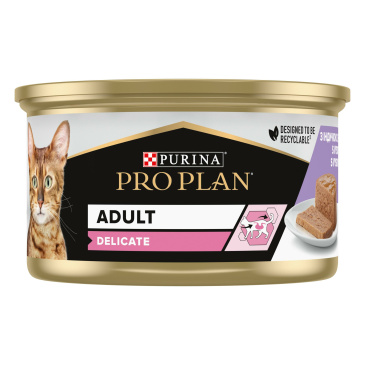 Pro Plan Cat Delikate konzerva s krútou 85 g