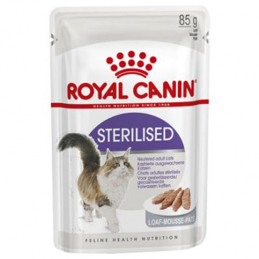 Royal Canin Kapsičky Sterilised Loaf s paštikou 85g