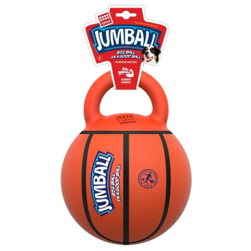 GiGwi Jumball Basketball míč s rukojetí oranžový, 20cm