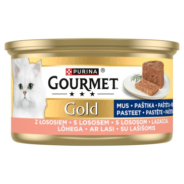 Gourmet Gold s lososem - paštika 85g