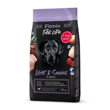 Fitmin dog For Life senior&light 12kg+1kg